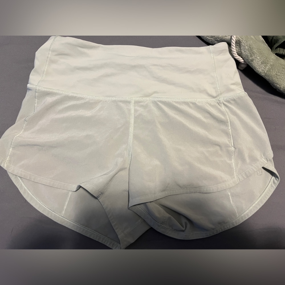 Light green size 4 Lululemon shorts, just don’t grab for them anymore